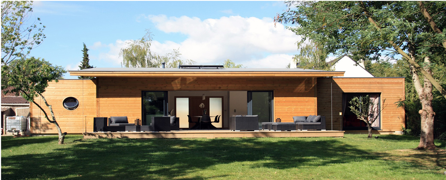 Maison individuelle à ossature bois