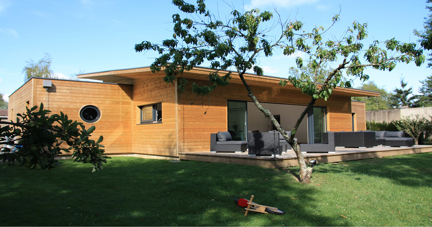 réalisation architecte Maison exterieur en bois