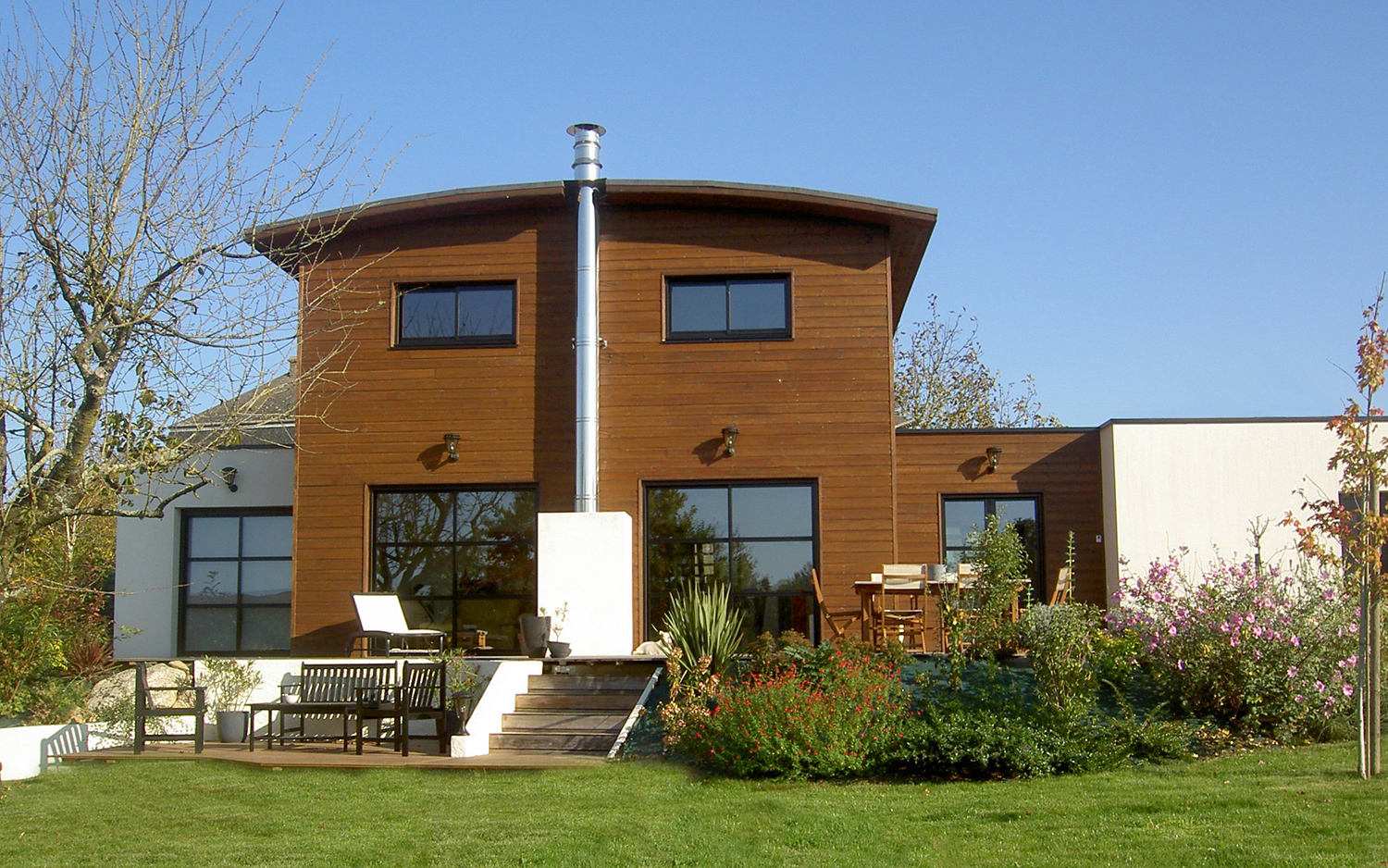 ossature bois maison neuve