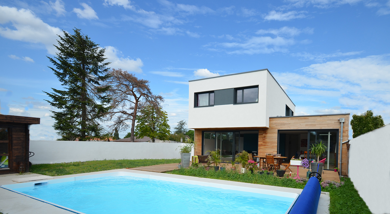 Maison individuelle à ossature bois