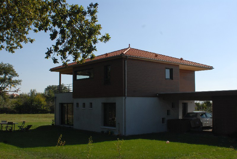 maison avec étage ossature-bois