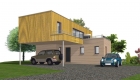 Construction maison bois, SARL AUGER, Cholet, Maine et Loire, Maître d’œuvre, architecture bois, Maulévrier, Plan maison, LEGALUDEC, AMIGNE 49