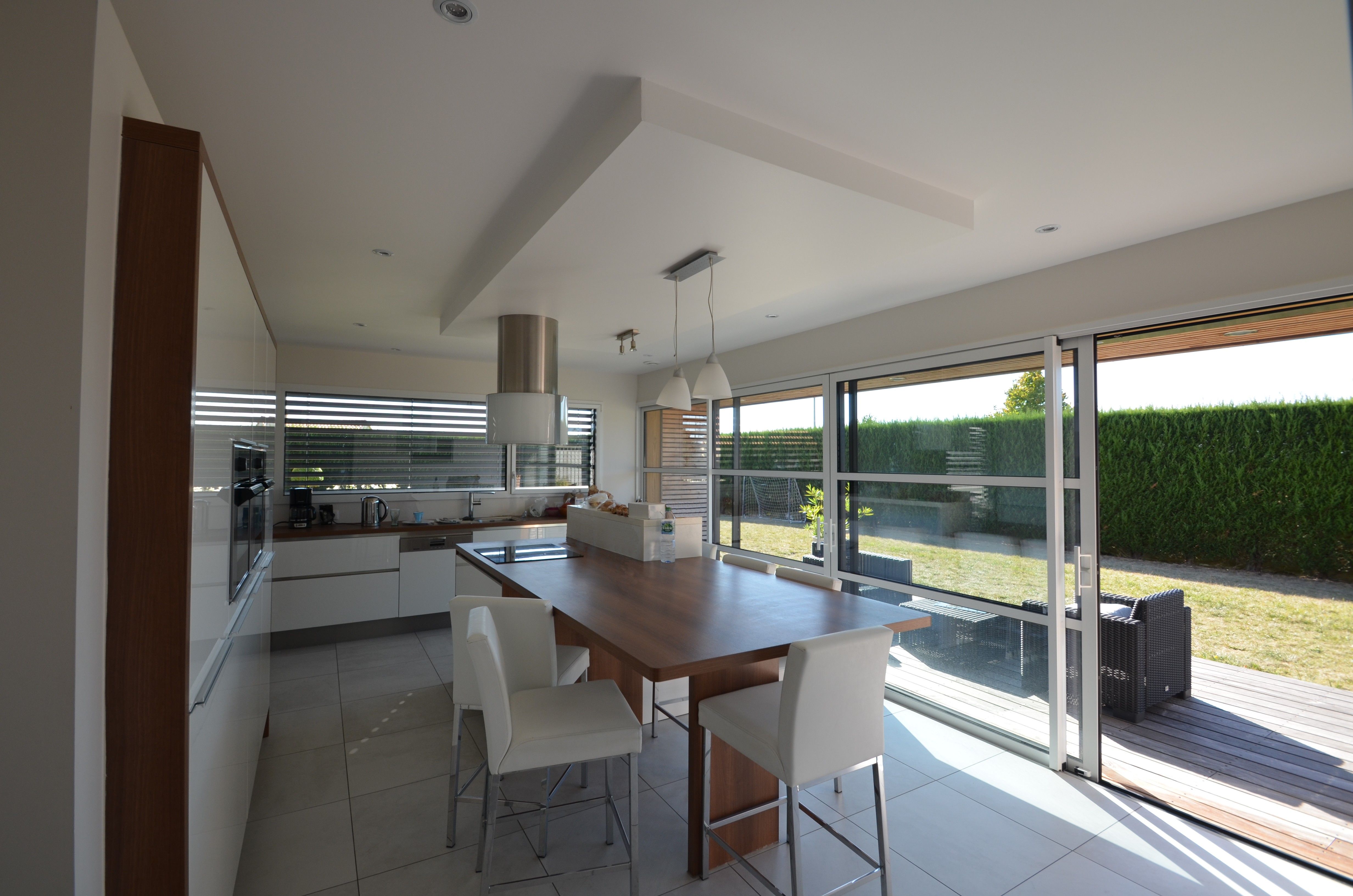 CHUPIN CHOLET RIBOU MAISON OSSATURE BOIS DECORATION INTERIEURE ARCHITECTURE BRUNO AUGER MAULEVRIER MAITRE D'OEUVRE