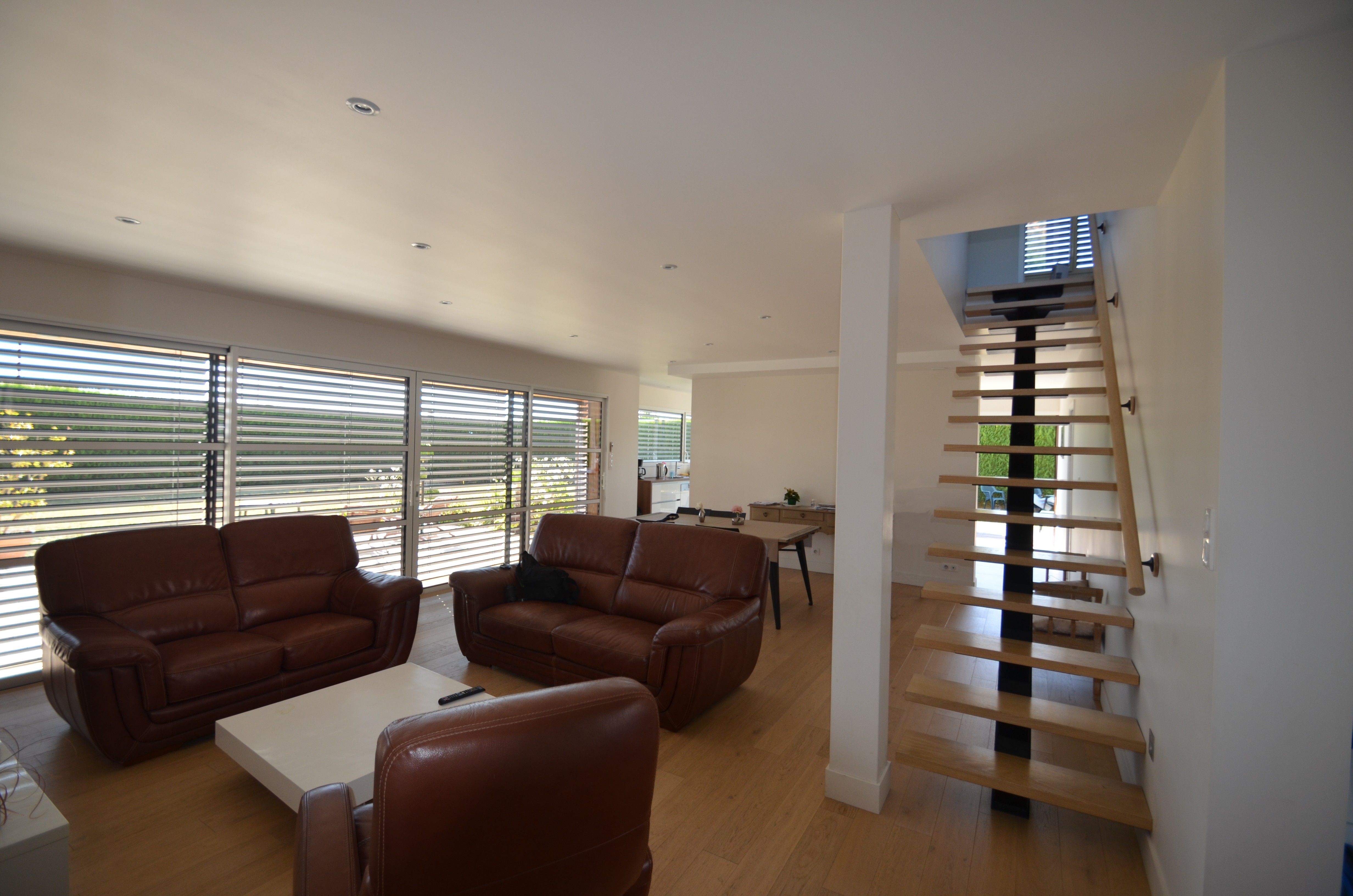 CHUPIN CHOLET RIBOU MAISON OSSATURE BOIS DECORATION INTERIEURE ARCHITECTURE BRUNO AUGER MAULEVRIER MAITRE D'OEUVRE
