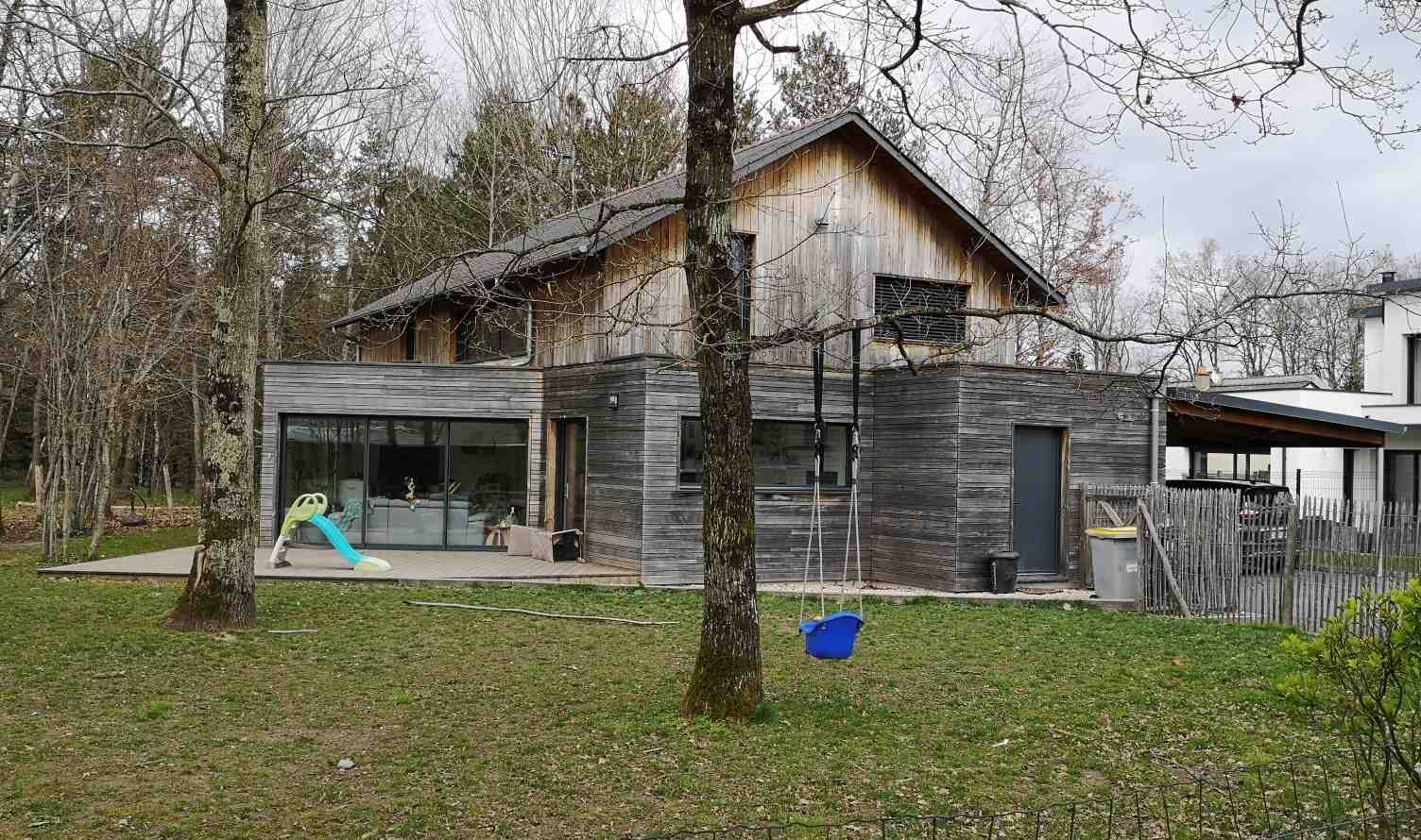 BRUNO AUGER MAITRE D'OEUVRE ARCHITECTURE MAULEVRIER CHOLET MAISON BOIS SAINT MELAINE MAINE ET LOIRE 49