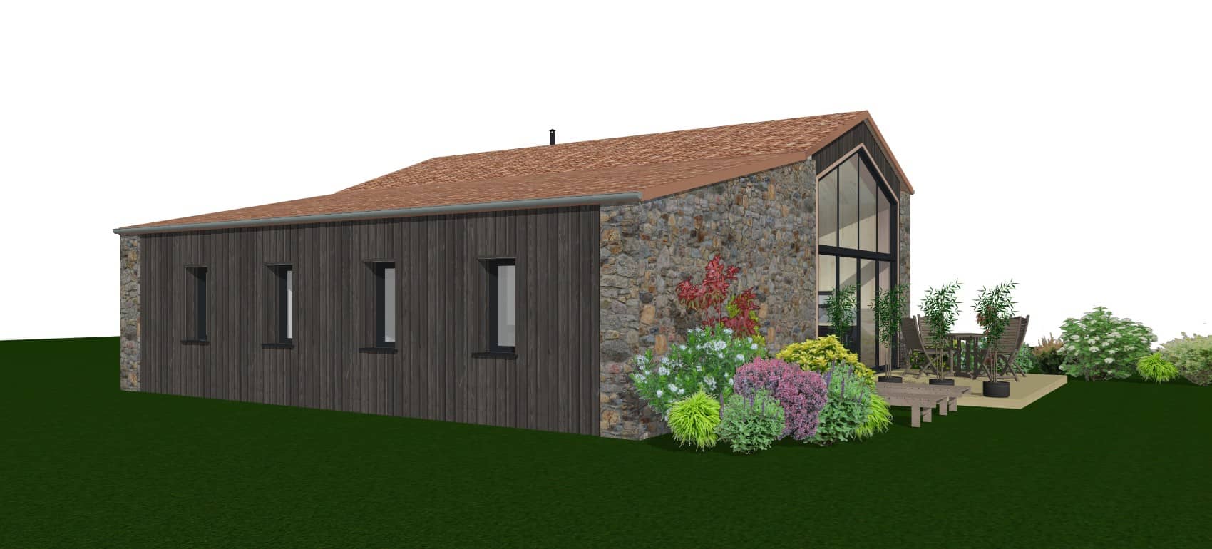 BRUNO AUGER MAITRE D'OEUVRE ARCHITECTURE MAULEVRIER CHOLET RENOVATION YZERNAY MAINE ET LOIRE 49